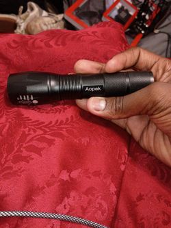Flashlight it works just need batteries