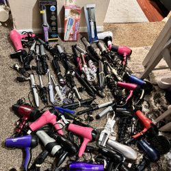 Hair Dryer-hair Straight And Hair Curly Like New 12$ For Each 