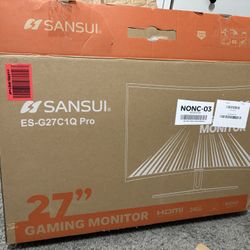 Sansui 240hz 2k 27 in monitor