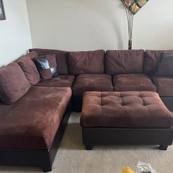 Sectional Sofa + Ottoman