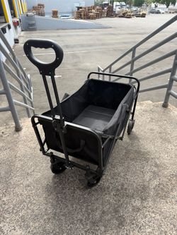 Collapsible Foldable Camping Cart, 180lbs Foldable Wagon Cart with Wheels
