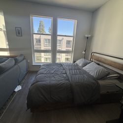 Queen Sofa Bed frame + Mattress