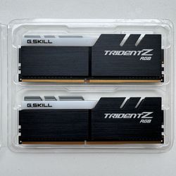 G.SKILL Trident Z RGB Series 16GB (2x8GB) 3600MT/s, DDR4.
