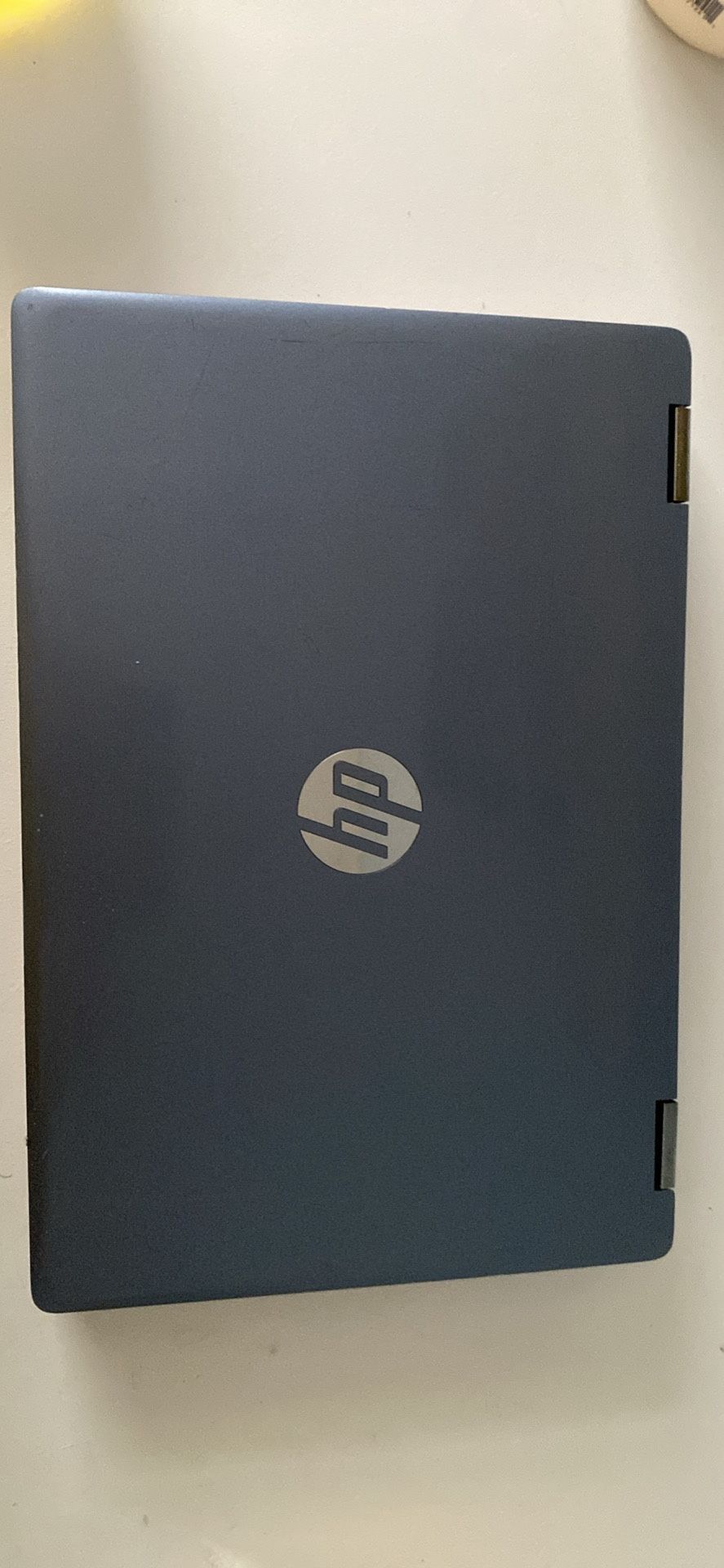 HP 10th generation blue gray laptop