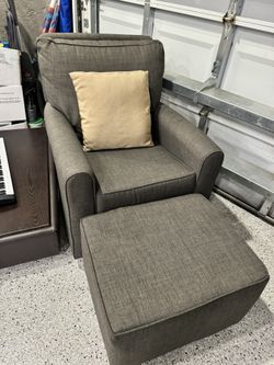 Chair & Ottoman