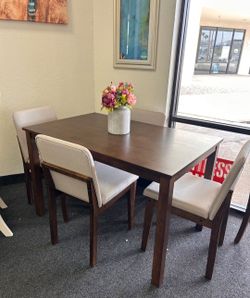 Brand New 5 Piece Wood Dining Set (New In Box)