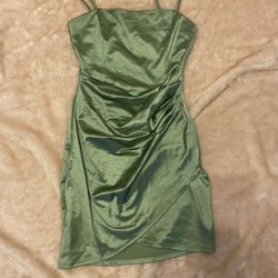 Short/ Homecoming light green dress 