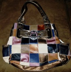 Beautiful Kathy V. Zeeland Patchwork Purse