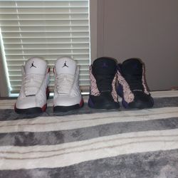 2 Pairs Of Jordan 13’s
