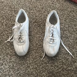 All White Nike Cortez