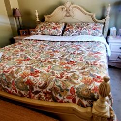 Beautiful J Queen C Comforter set.  Never used