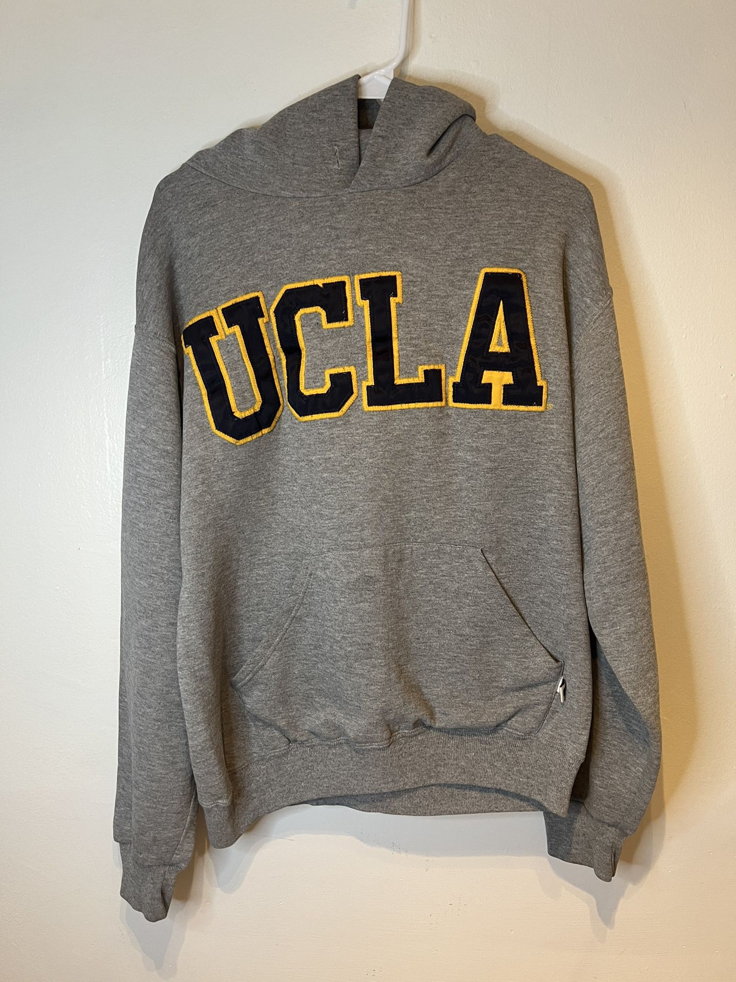 Vintage Russell Athletic Men Large Hoodie Sweatshirt UCLA Pullover 90s
