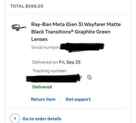 Meta Ray Ban Ai Smart Glasses  (Gen 3)