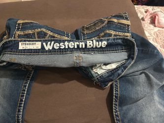 Pantalón Vaquero western blue