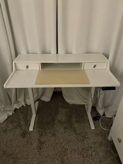 Electric Standing Desk with Drawers