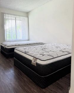 Full size pillow top bamboo brand mattress new