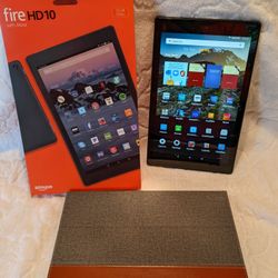 amazon Fire HD 10 with Alexa 32gb (7th gen) Black