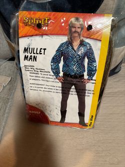 Spirit Mullet Man Halloween Costume Plus Size