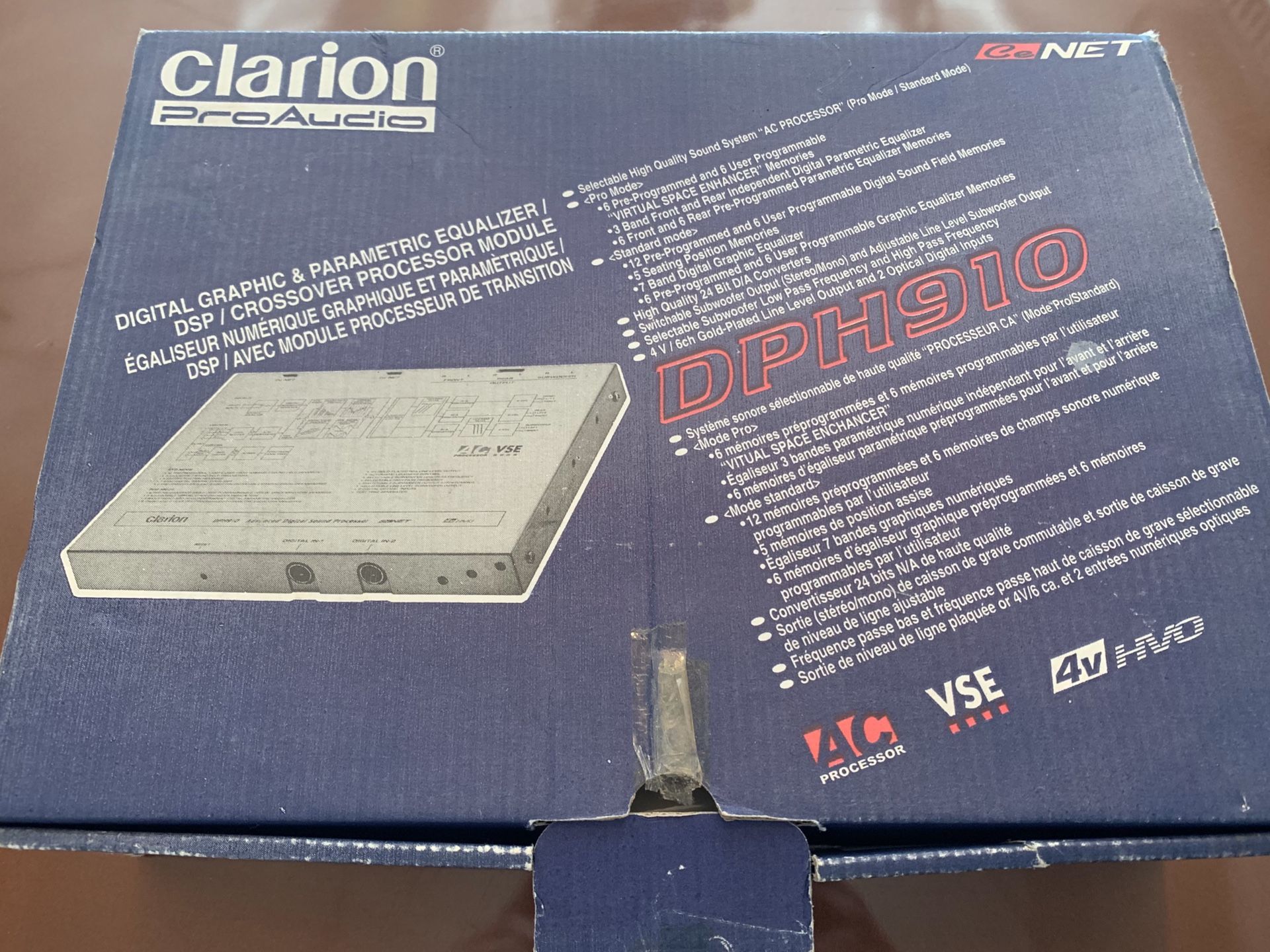 Nos Clarion Pro Car Audio Equalizer/Crossover