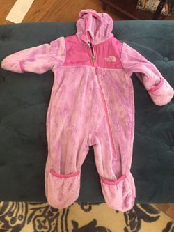 3-6 month North Face Winter Onesie