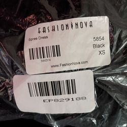 Black Dress- Size: XS/S