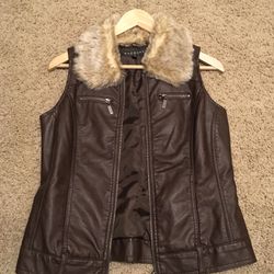 Free Faux Leather Ladies Vest