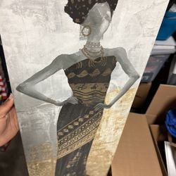 African  Nubian Queen Wall Art 