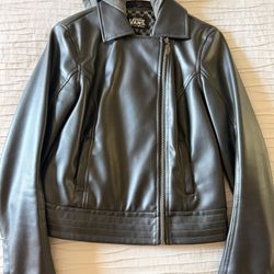 Vintage Vans Women Leather Jacket 
