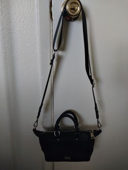 Small Black Crossbody Satchel Handbag