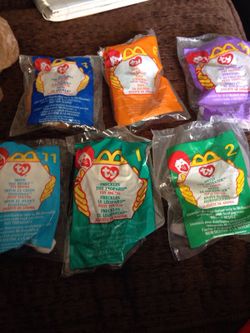 1999 Teenie Beanie Babies McDonald (6 total)