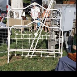 Antique Iron Double Bed