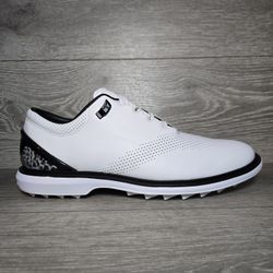 NIKE JORDAN ADG 4 SPIKELESS GOLF DM0103-110 WHITE BLACK MEN 9.5 / Womens 11 New