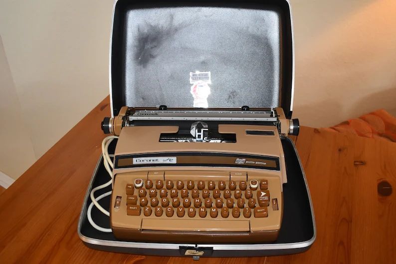 Smith Corona Coronet Super 12 Electric Portable Typewriter (cartridge)