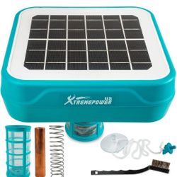 Solar Pool Ionizer - Floating Water Cleaner & Purifier Keeps Water Clear, 85% Less Chlorine, Compatible with Fresh and Salt Water Pools & Spas
