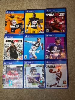 PS4 sport games NBA NHL FIFA Madden