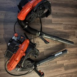 2 Echo PB-580T Backpack Blowers – Both Run Strong – Lot Sale