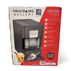 Frigidaire Gallery 44 lbs. Touchscreen Nugget Ice Maker - Stainless Steel Accent