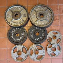 Set of Weight Plates (150lbs)