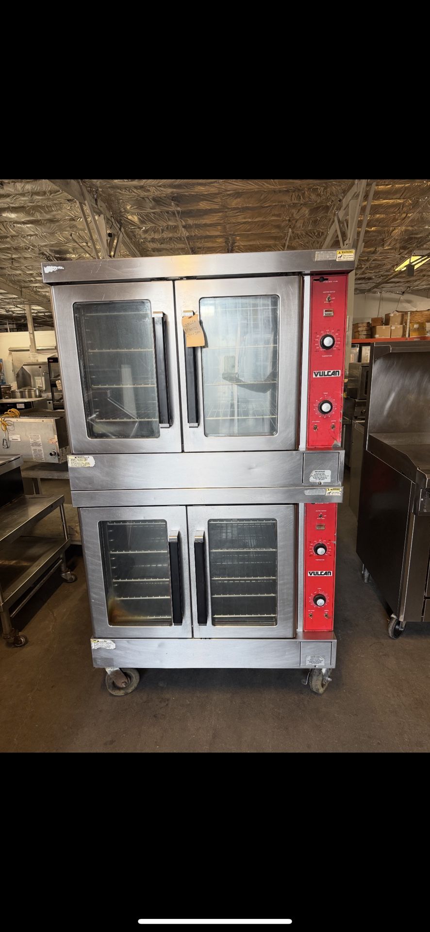 Vulcan Double Stack Convection Oven Electric