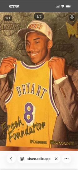 Kobe Bryant rookie fleer metal