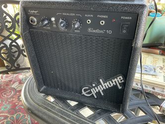 Epiphone 10 Amp Good Practice Amp Has Head Phone Jack
