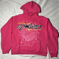 Pink Spider Hoodie — Medium