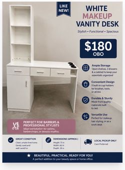 Vanity desk