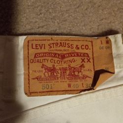 501 Levis Jeans Mens 40x30 