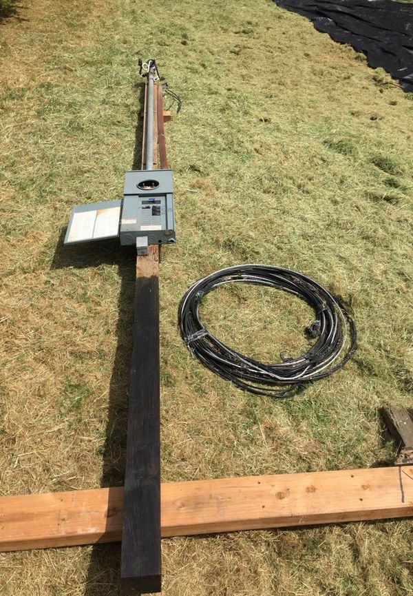 200 amp power pole