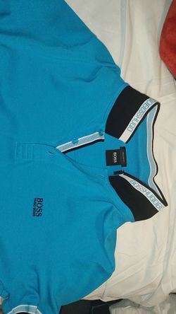 Blue Hugo Boss Polo