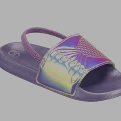 Wonder Nation Toddler Girls Mermaid Slide Sandals