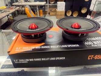 Concept CT-65M40 6.5" Mid-Range Bullet Speakers Pair