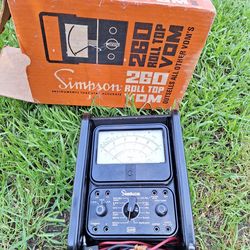 Voltmeter multi - Heavy duty Simpson