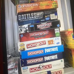 Board Games Different Prices 
